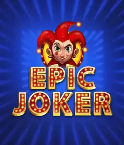 Enter the colorful world of Epic Joker slot by Relax Gaming, highlighting a playful joker with a flaming hairstyle set against a dazzling blue background. This graphic portrays the light-hearted spirit of classic slots, perfect for players who enjoy a nostalgic touch, offering a charming adventure.