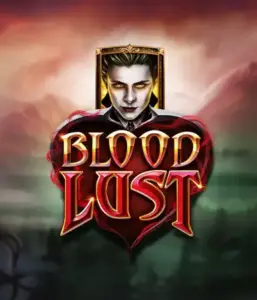 A dark and seductive view of the Blood Lust slot by ELK Studios, featuring gothic vampire symbols and a haunting castle backdrop. The visual emphasizes the slot's eerie charm, complemented with its innovative game mechanics, appealing for those fascinated by dark, supernatural themes.